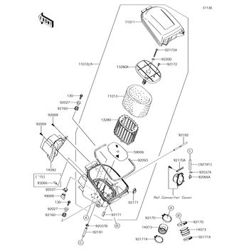 Radiator replacement parts for 2018 Kawasaki Brute Force 750