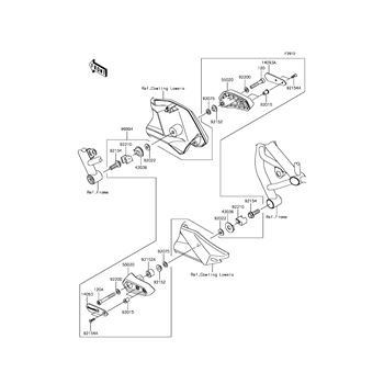 Accessory (Slider) replacement parts for 2017 Kawasaki Ninja H2