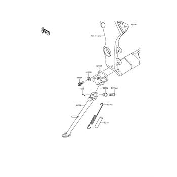 Stand(S) replacement parts for 2017 Kawasaki Ninja ZX-10R KRT Edition