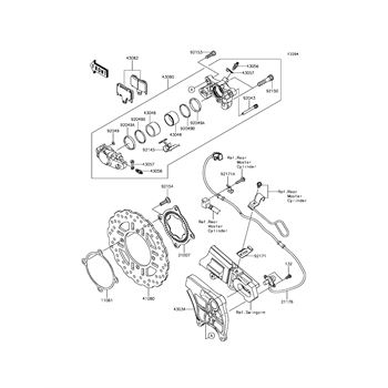 a.s Castellated caliper pistons for Nissin caliper | Titan Classics
