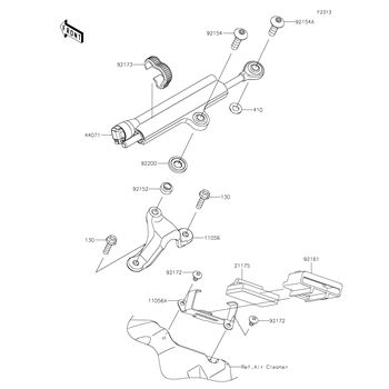 てん様用 Steering Damper replacement parts for 2025 Kawasaki Ninja ZX-10R