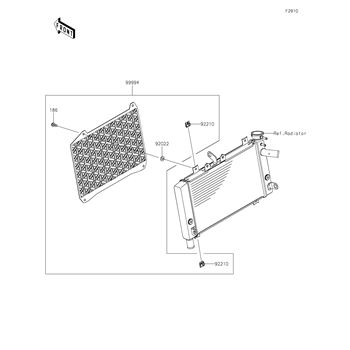Frame replacement parts for 2024 Kawasaki Ninja ZX-4R ABS