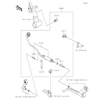Frame replacement parts for 2024 Kawasaki Ninja ZX-4R ABS