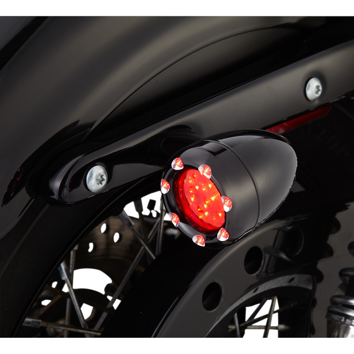 Arlen Ness LED Fire Ring Kit for Factory Deuce Style Turn Signal Housing