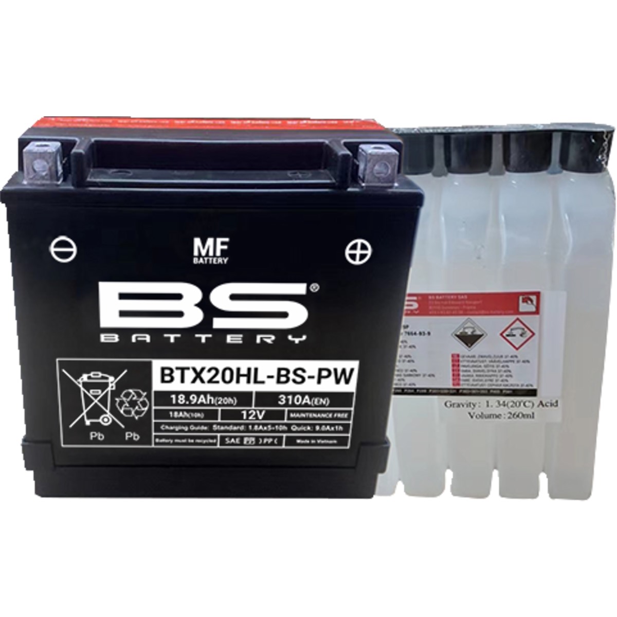 BS Battery Maintenance-Free Battery