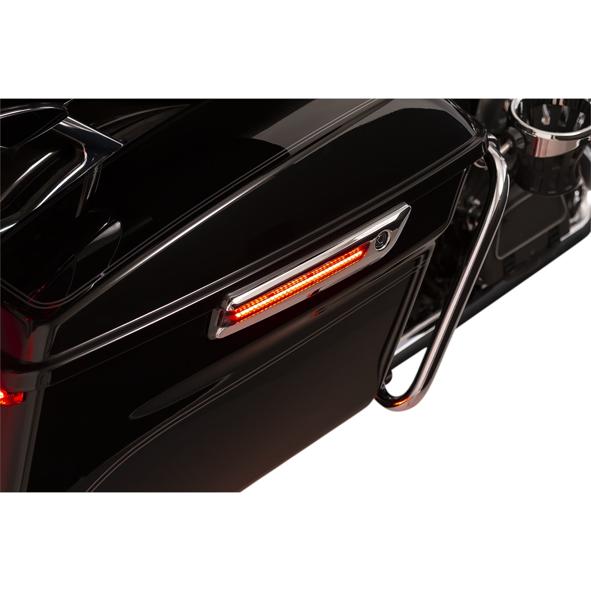 Ciro LED Saddlebag Hinge Covers