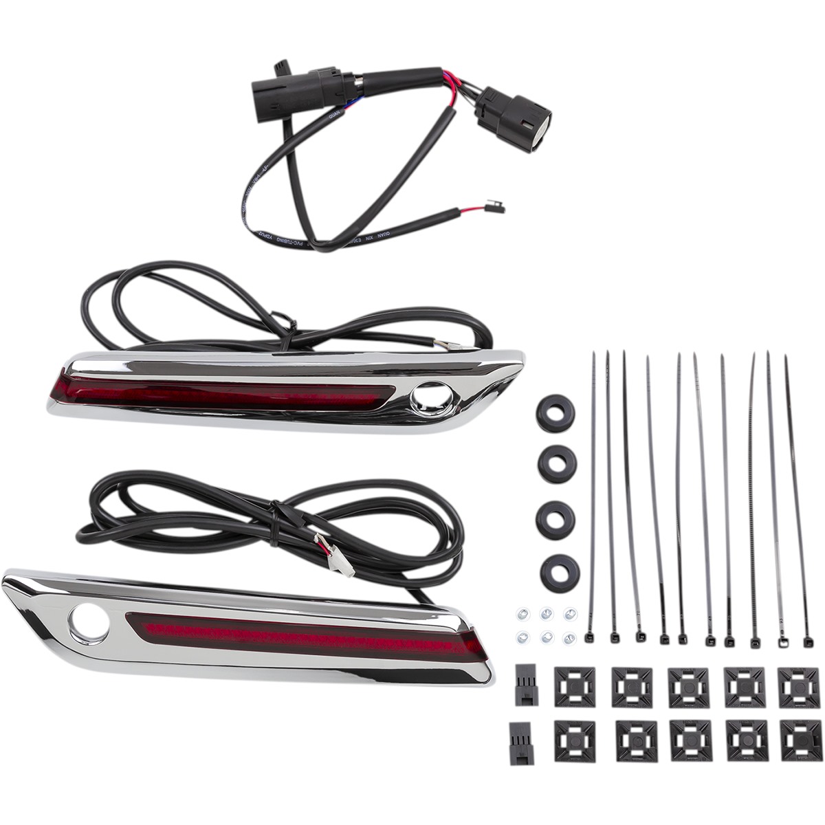 Ciro LED Saddlebag Hinge Covers