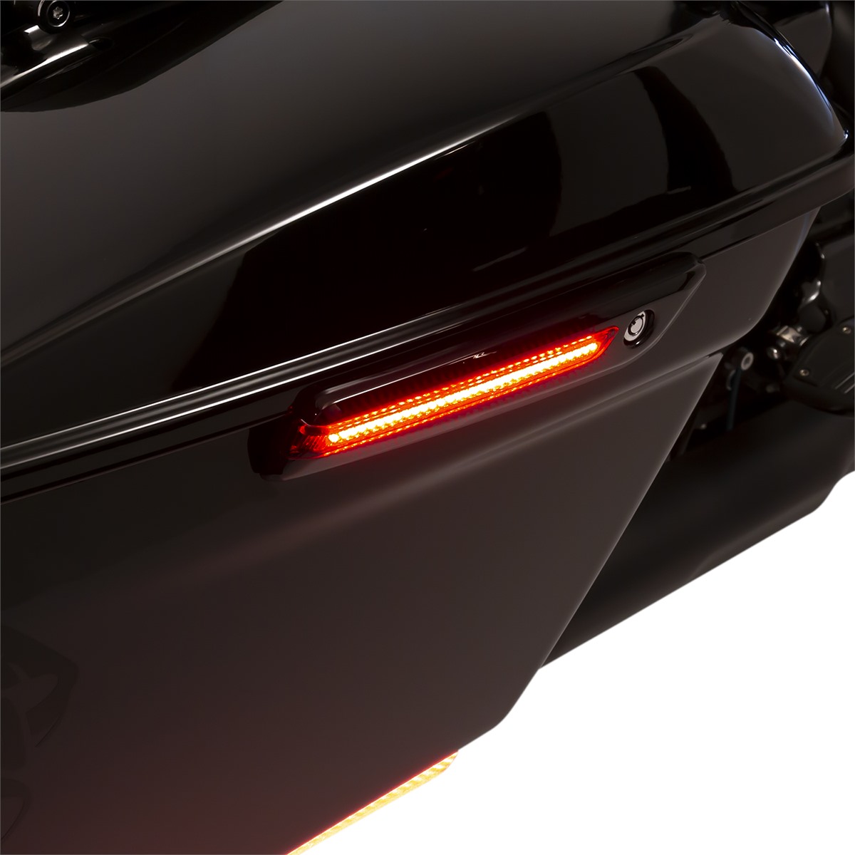 Ciro LED Saddlebag Hinge Covers
