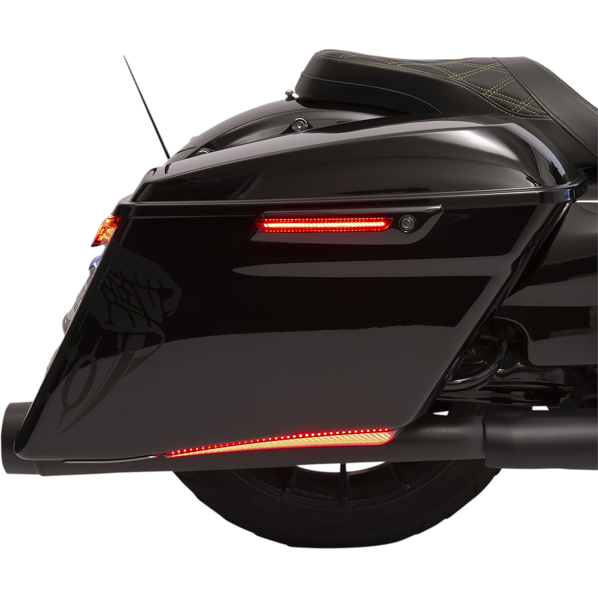 Ciro LED Saddlebag Hinge Covers