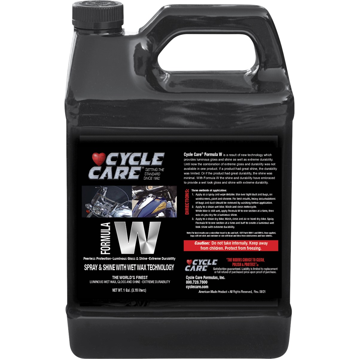 Cycle Care Formulas Formula W Wet Wax Spray