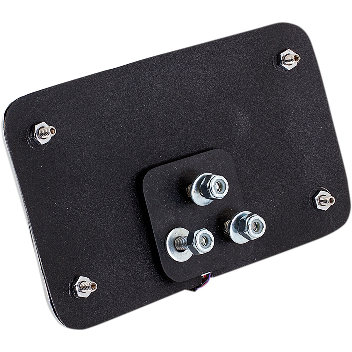 Cycle Visions Curved Slick Signals License Plate Frame with 3-Hole Backing Plate