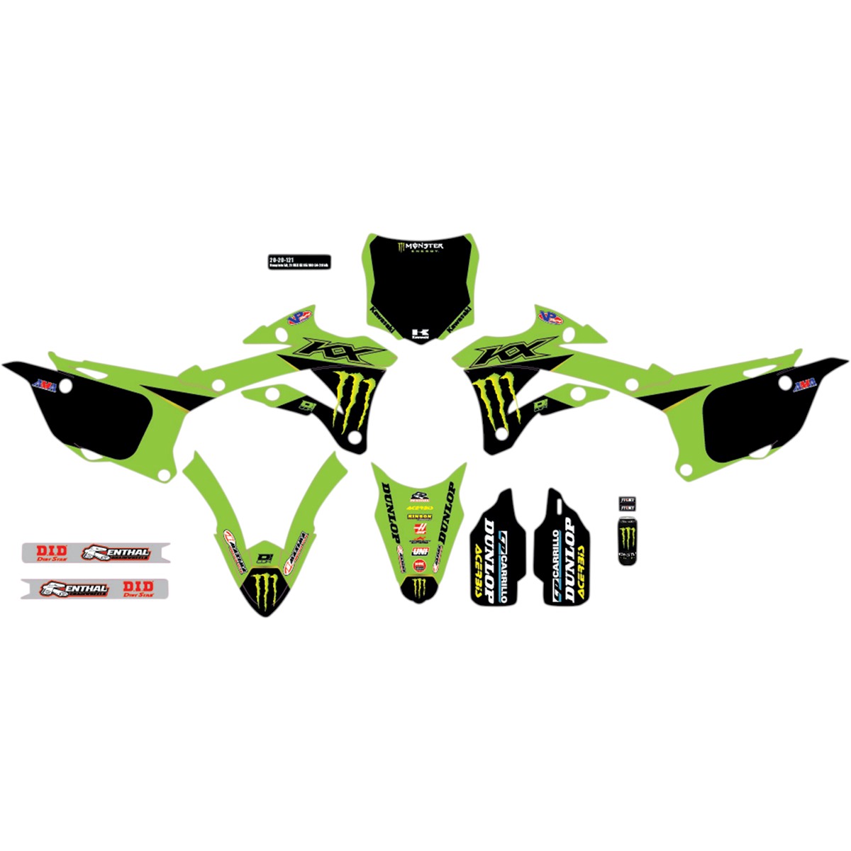 Complete Graphics Kit - 2021 Monster Energy