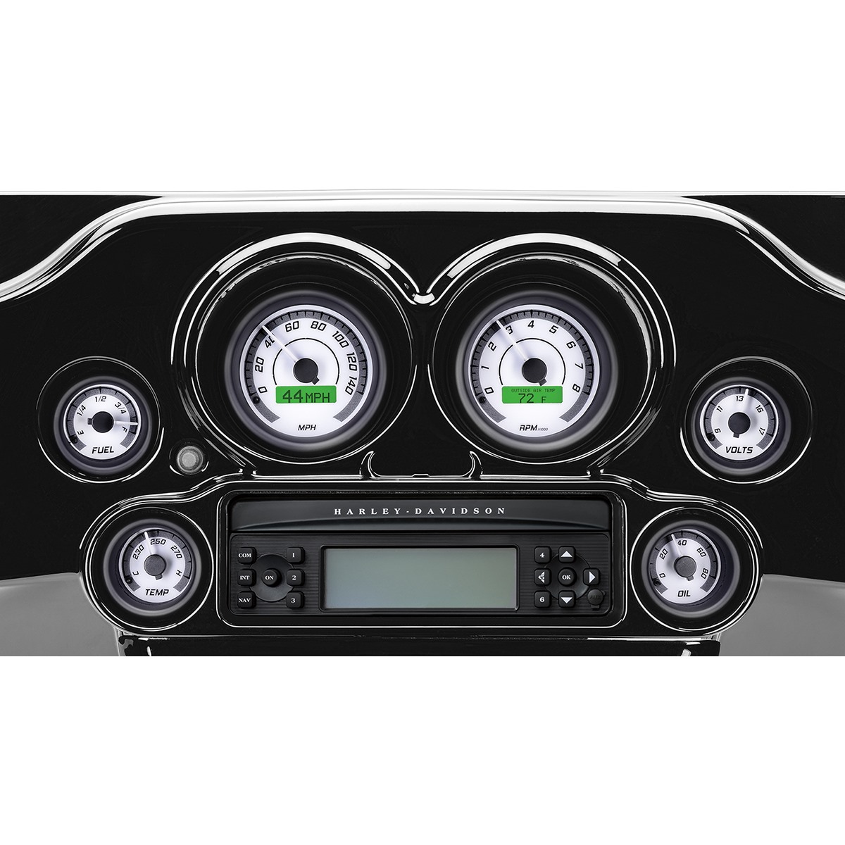 Dakota Digital MVX-8K Series Analog/Digital Gauge Kit - 8600WGK Model