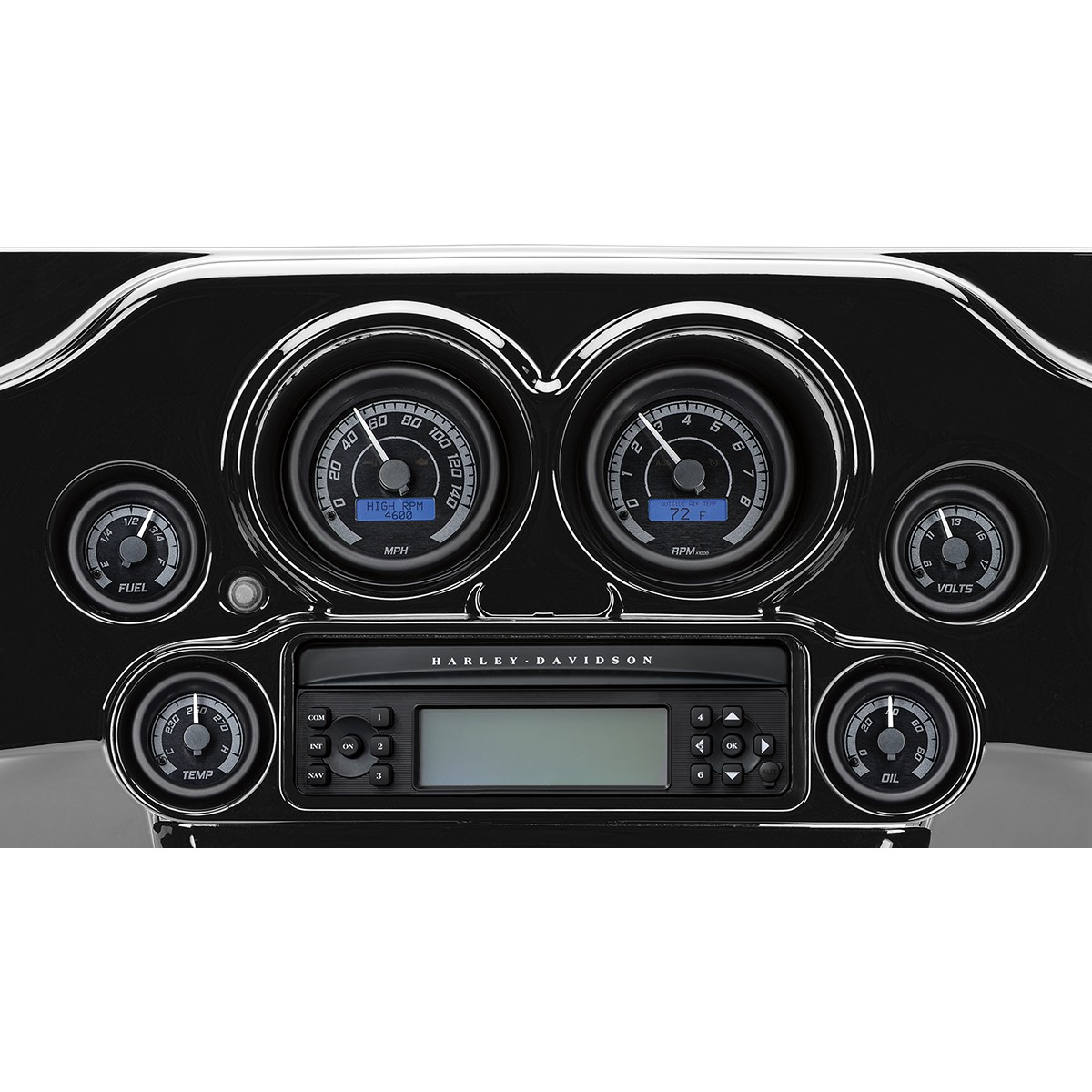 Dakota Digital MVX-8K Series Analog/Digital Gauge Kit - 8200KGC Model