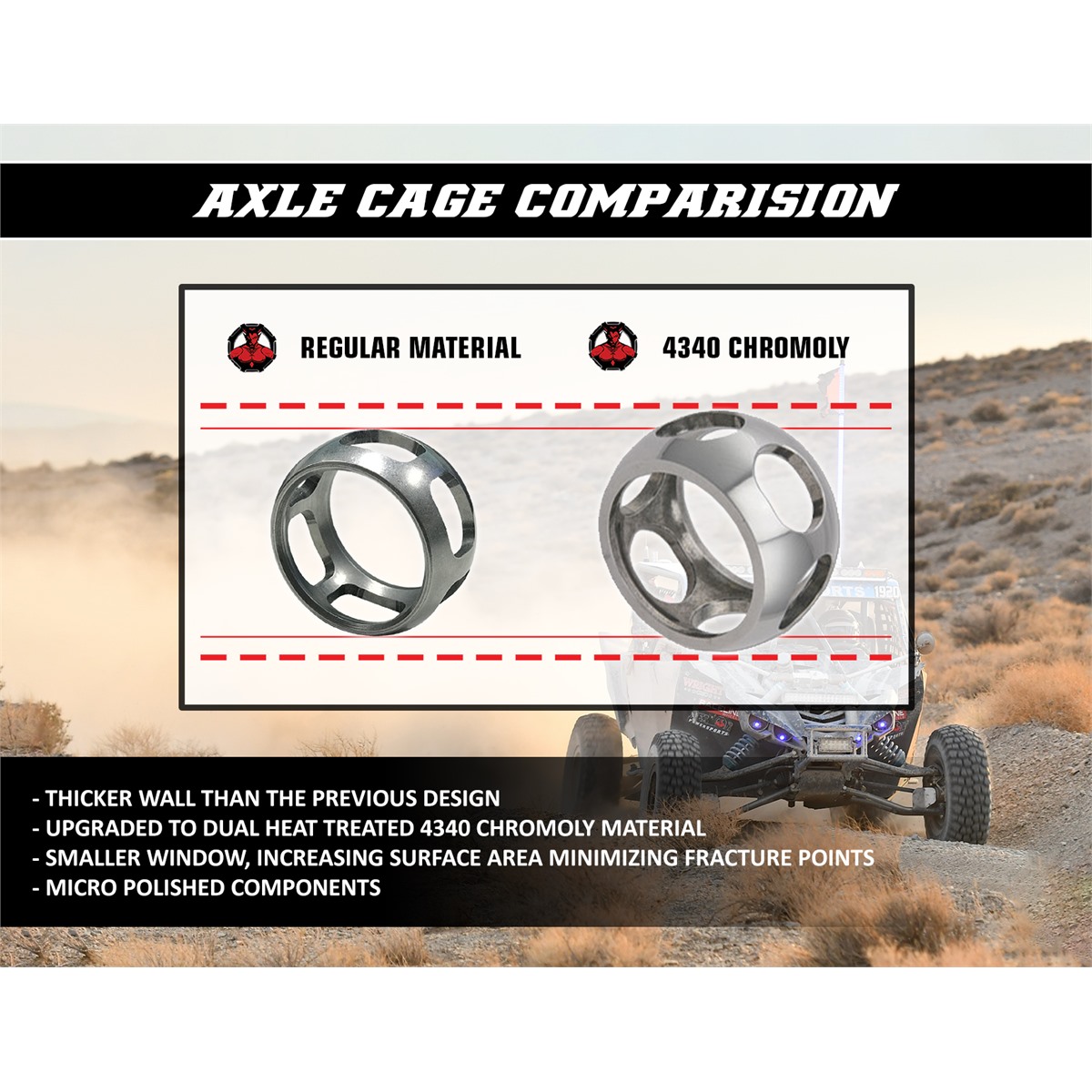 Demon Heavy-Duty X-Treme Long Travel Axle