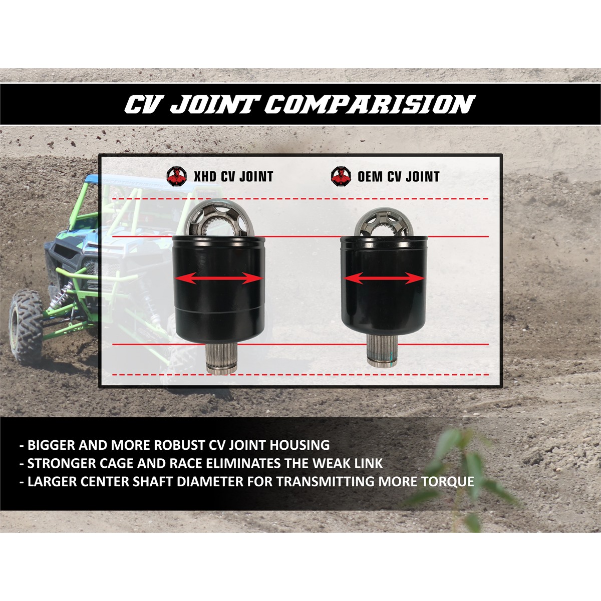 Demon Heavy-Duty X-Treme Long Travel Axle