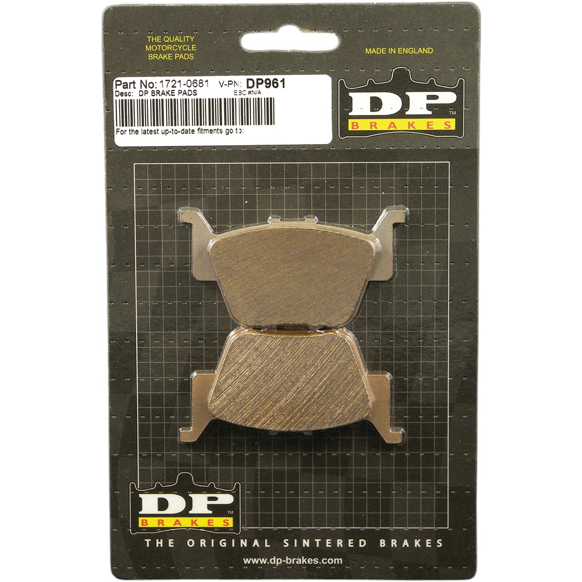 DP Brakes ATV/UTV Sintered Metal Brake Pads