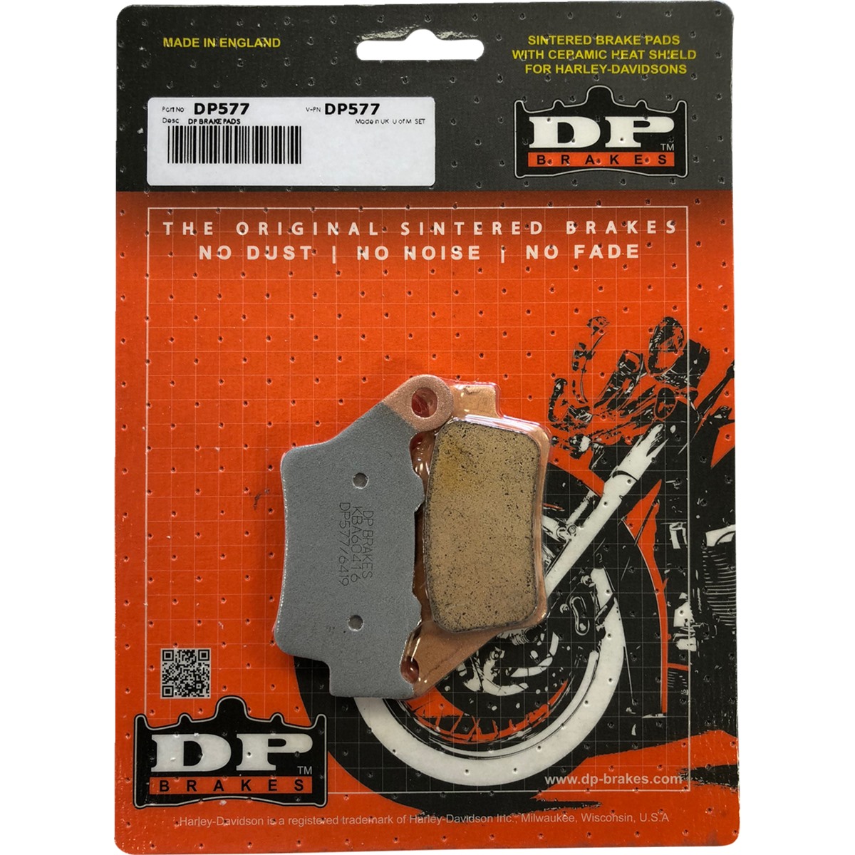 DP Brakes Sintered Metal Indian/Victory Brake Pads