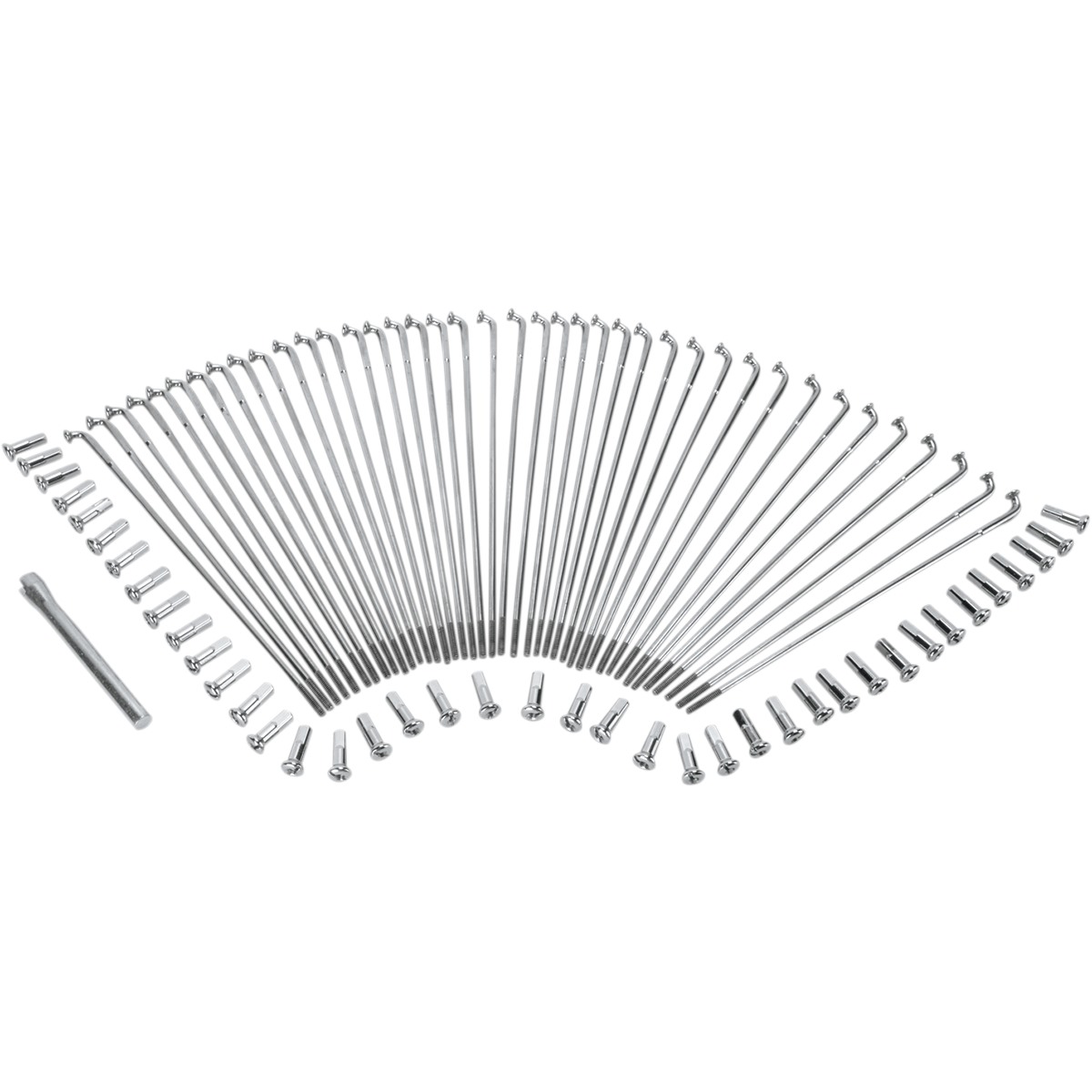 Chrome and Stainless Steel Spoke Set