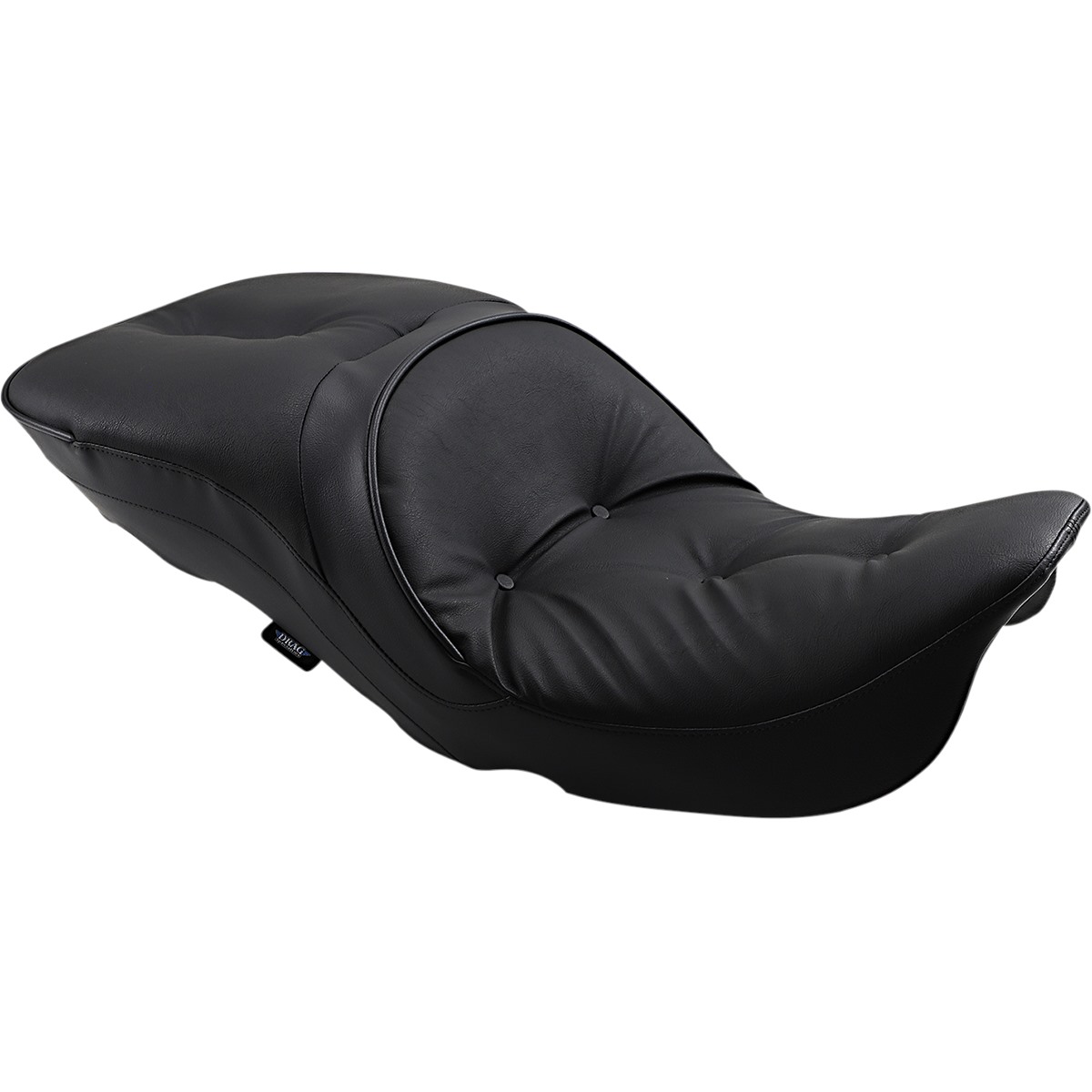 Backrest Compatible 2-Up Leather Touring Seat - Pillow