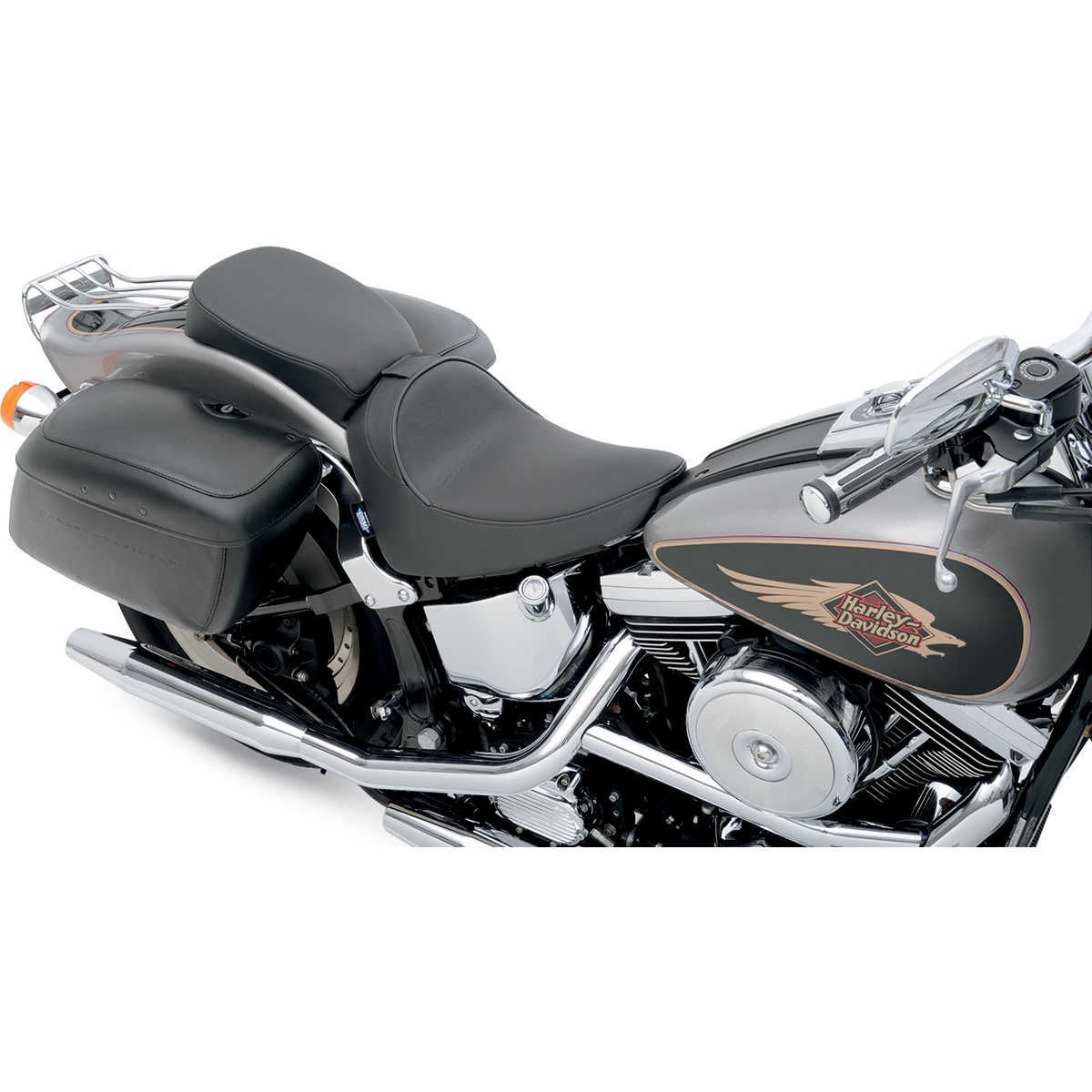 Drag Specialties Backrest Compatible Solo Seat - Smooth