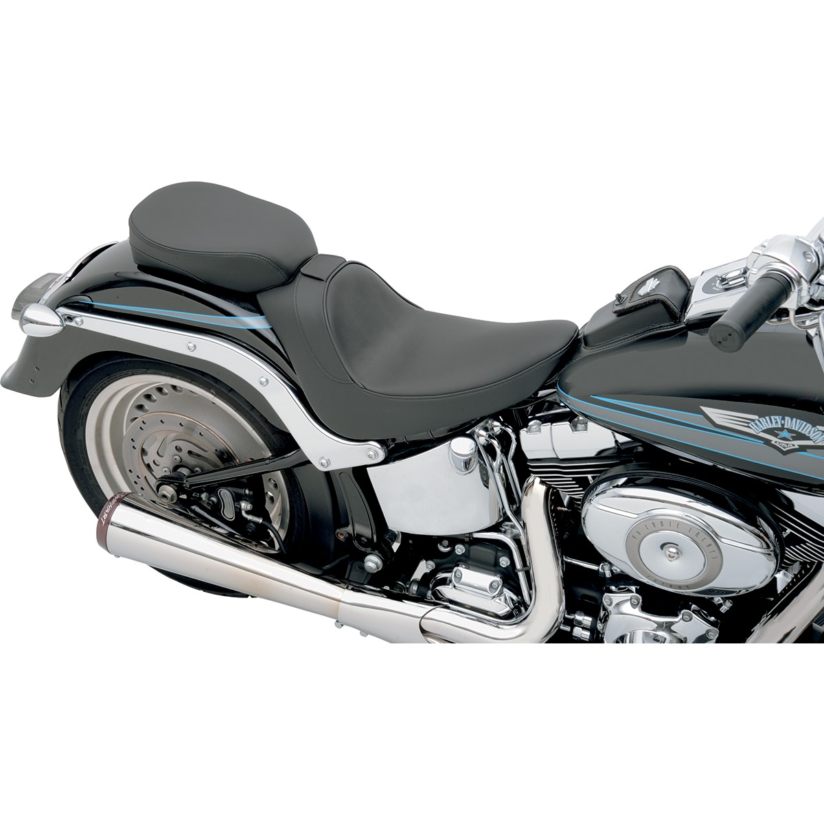 Drag Specialties Backrest Compatible Solo Seat - Smooth