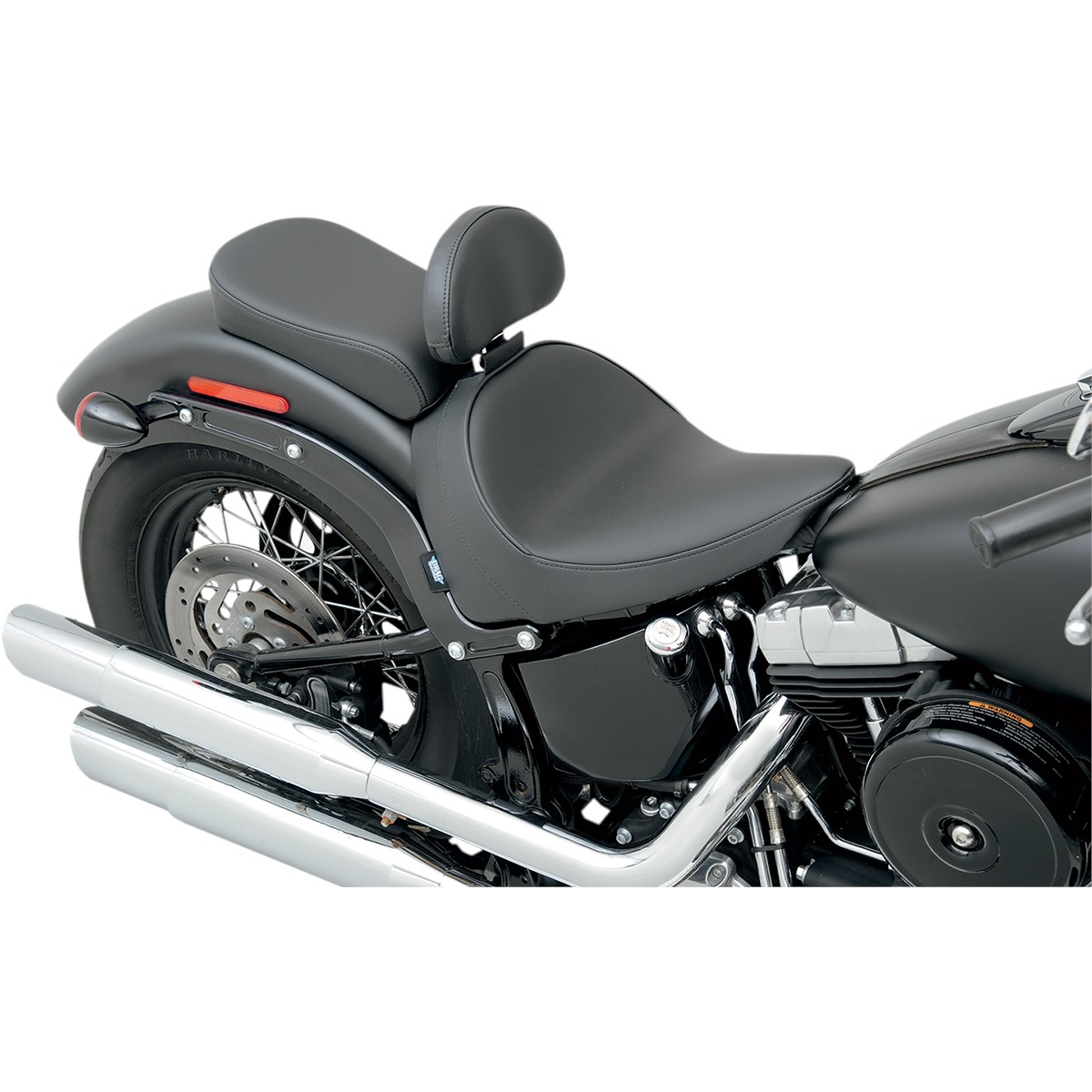 Drag Specialties Backrest Compatible Solo Seat - Smooth