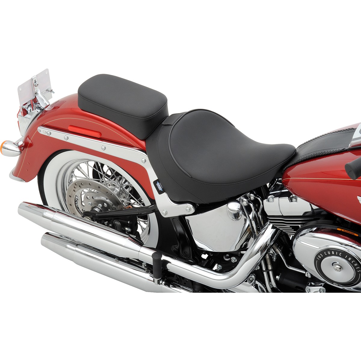 Drag Specialties Backrest Compatible Solo Seat - Smooth