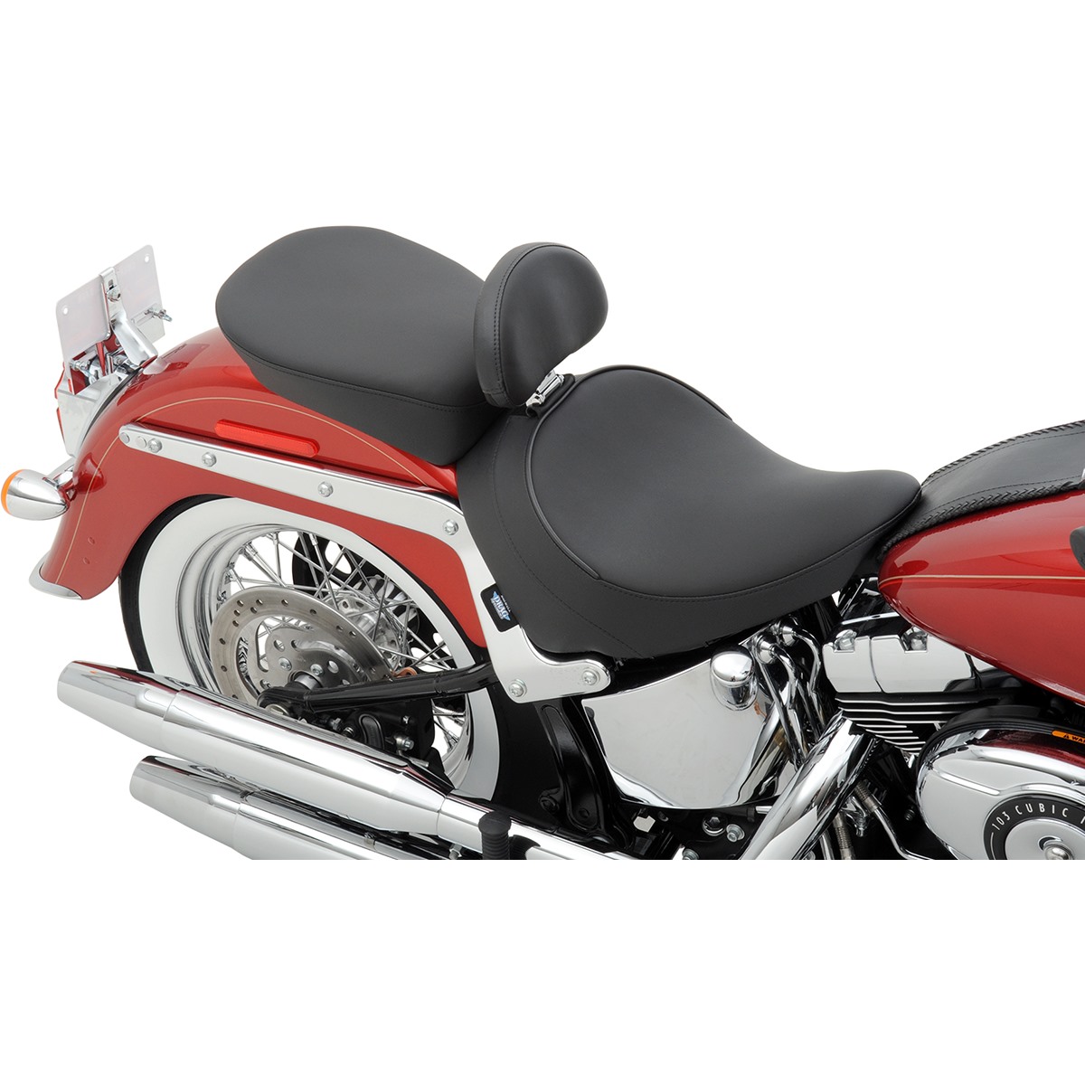 Drag Specialties Backrest Compatible Solo Seat - Smooth
