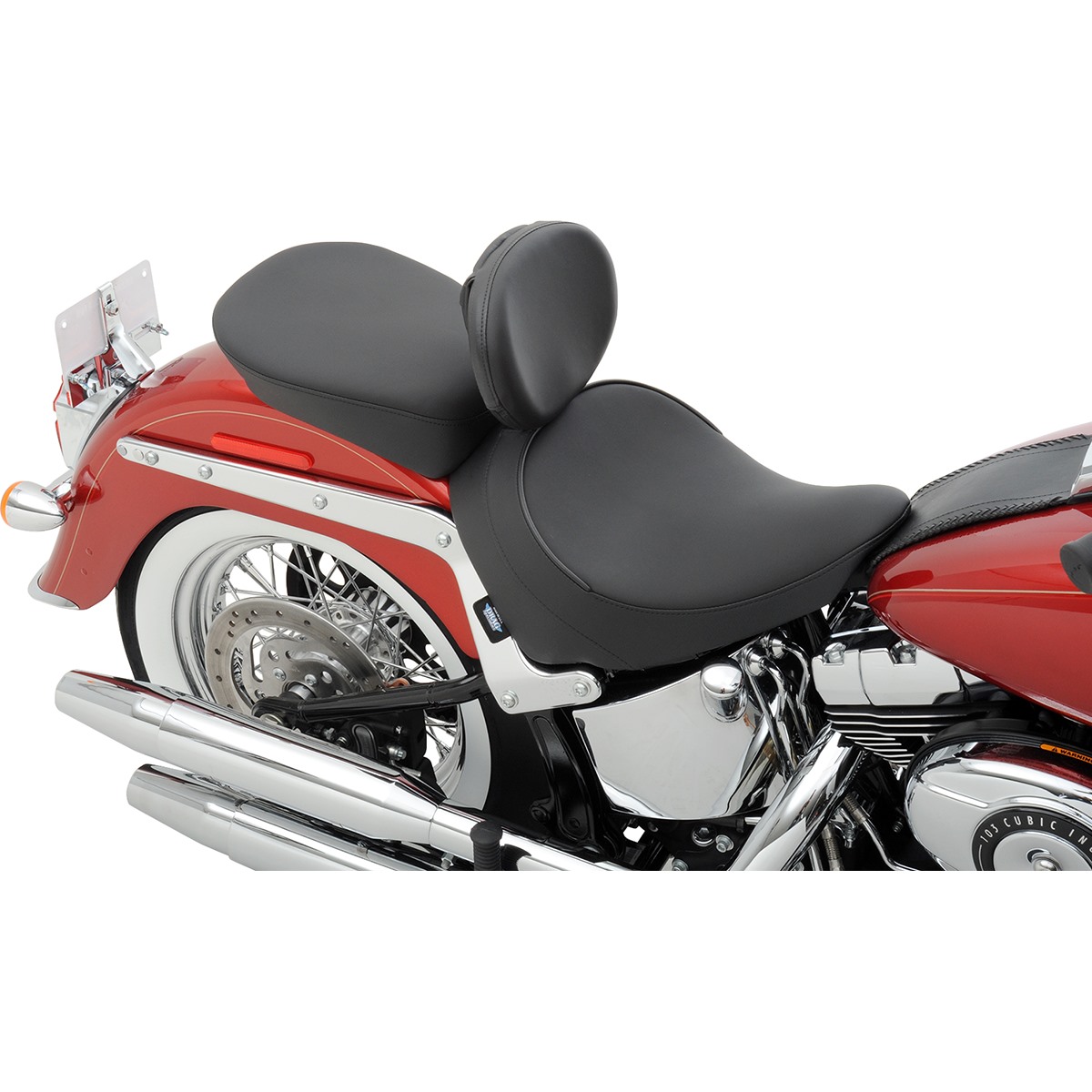 Drag Specialties Backrest Compatible Solo Seat - Smooth