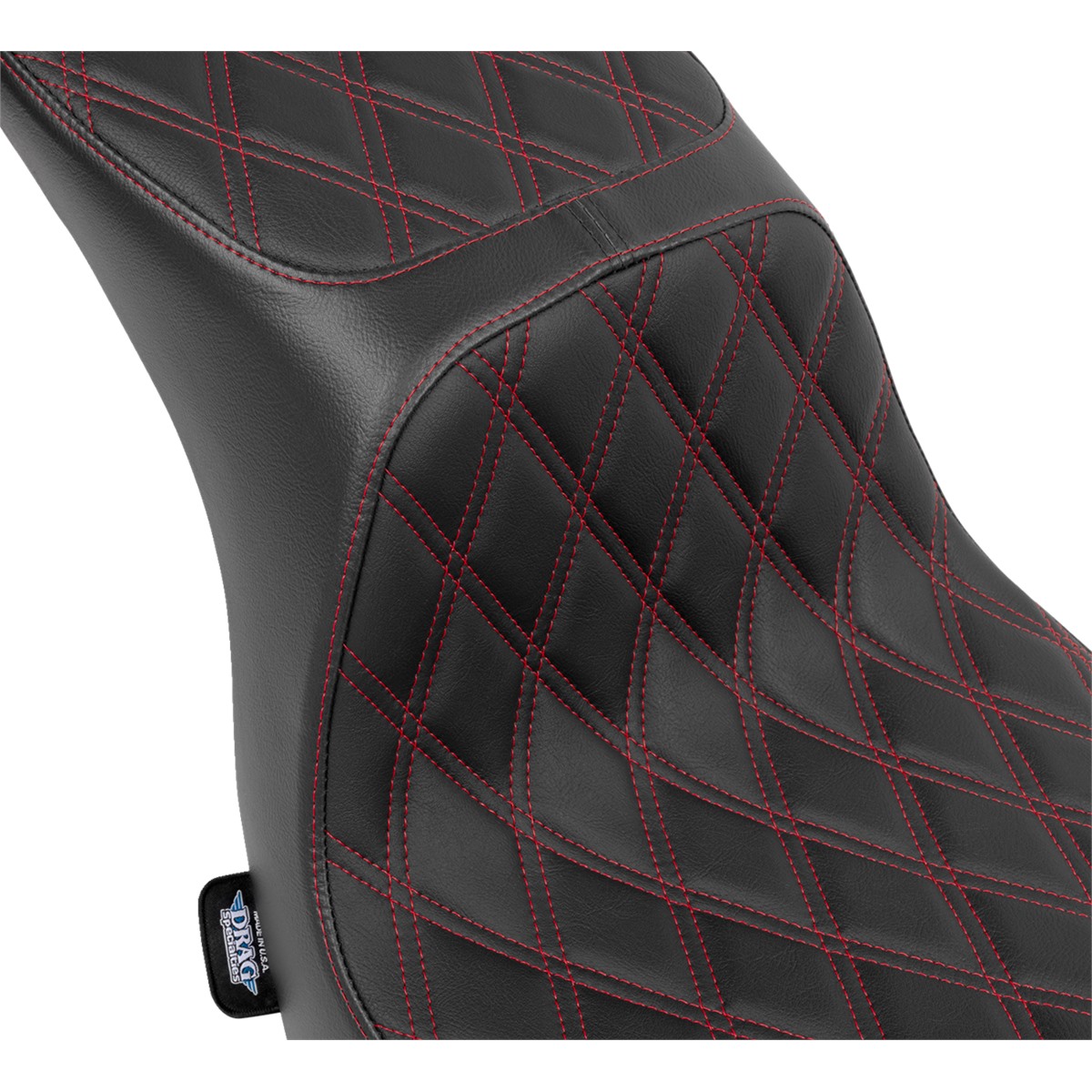 Drag Specialties Performance Predator 2-Up Seat
