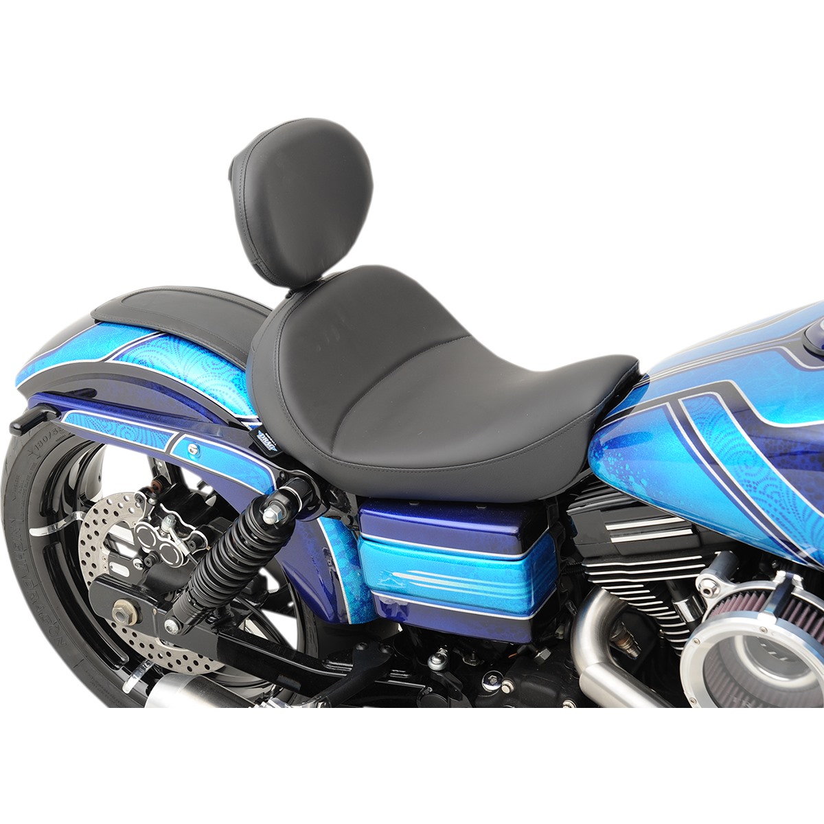 Drag Specialties Solo Seat with EZ Glide II Backrest Option