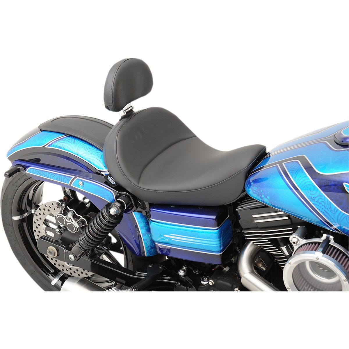 Drag Specialties Solo Seat with EZ Glide II Backrest Option
