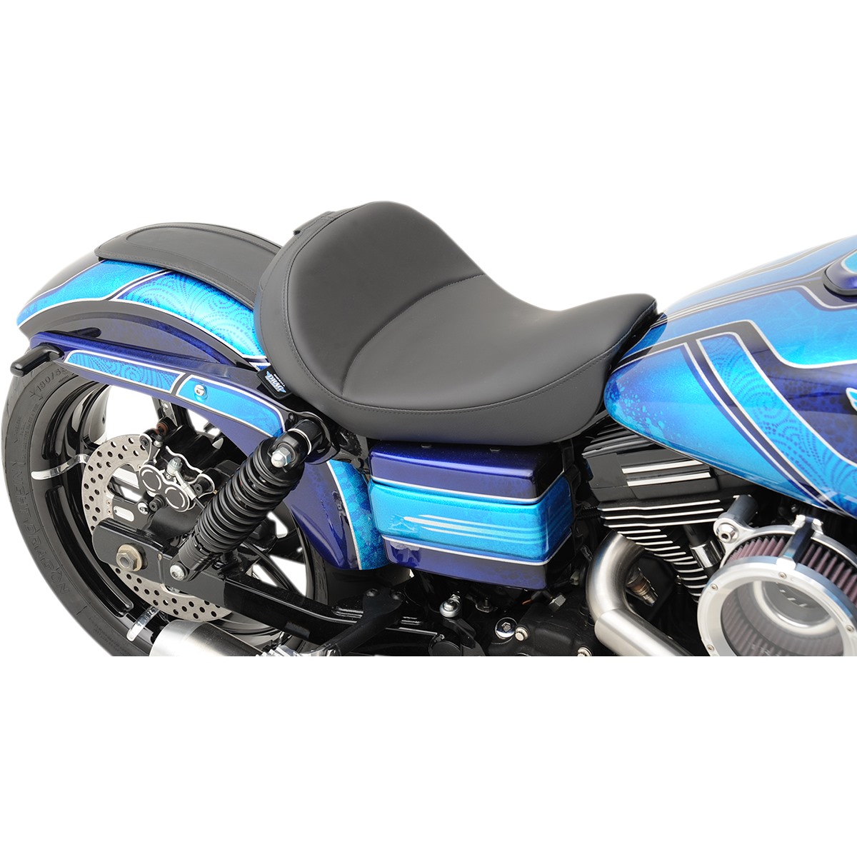 Drag Specialties Solo Seat with EZ Glide II Backrest Option