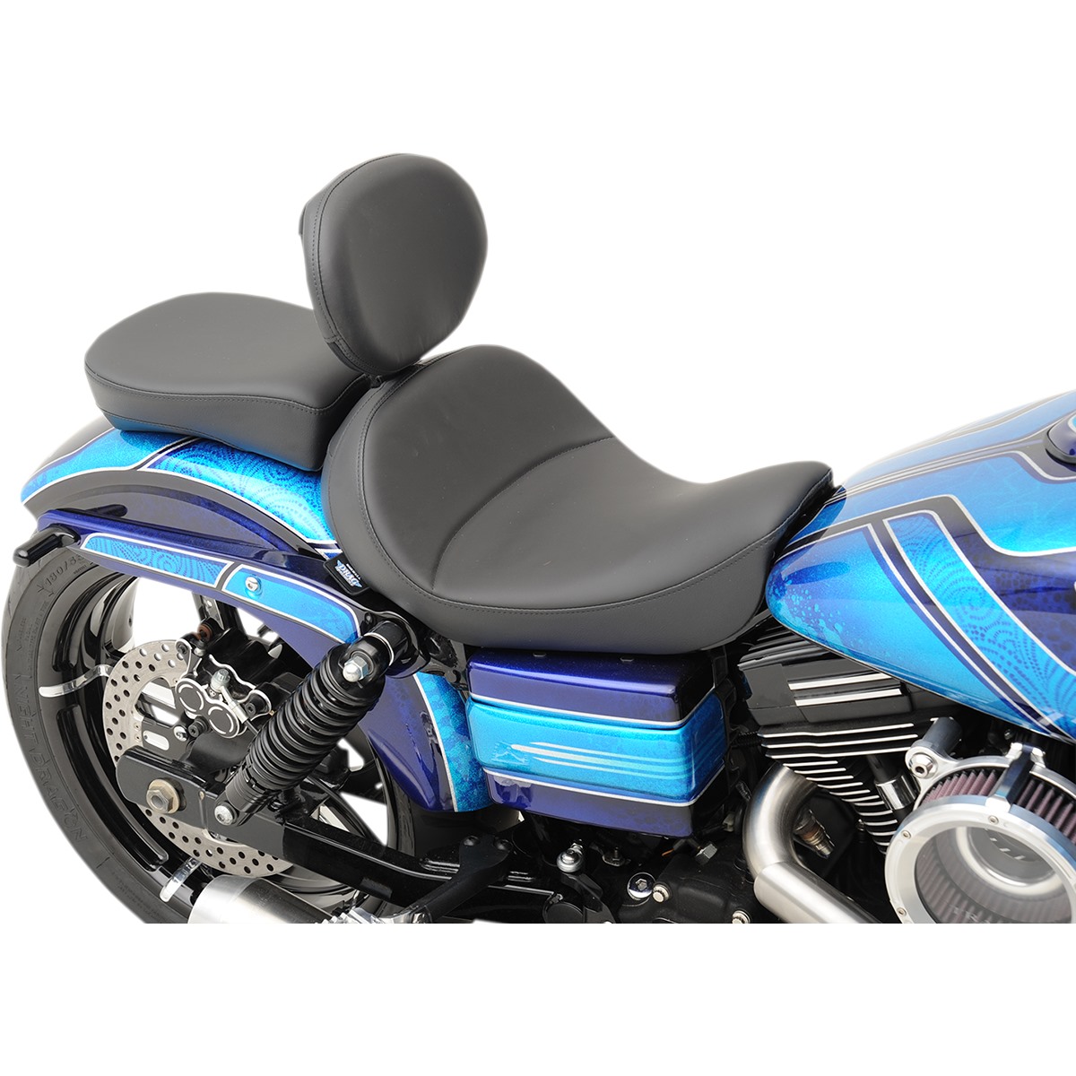 Drag Specialties Solo Seat with EZ Glide II Backrest Option