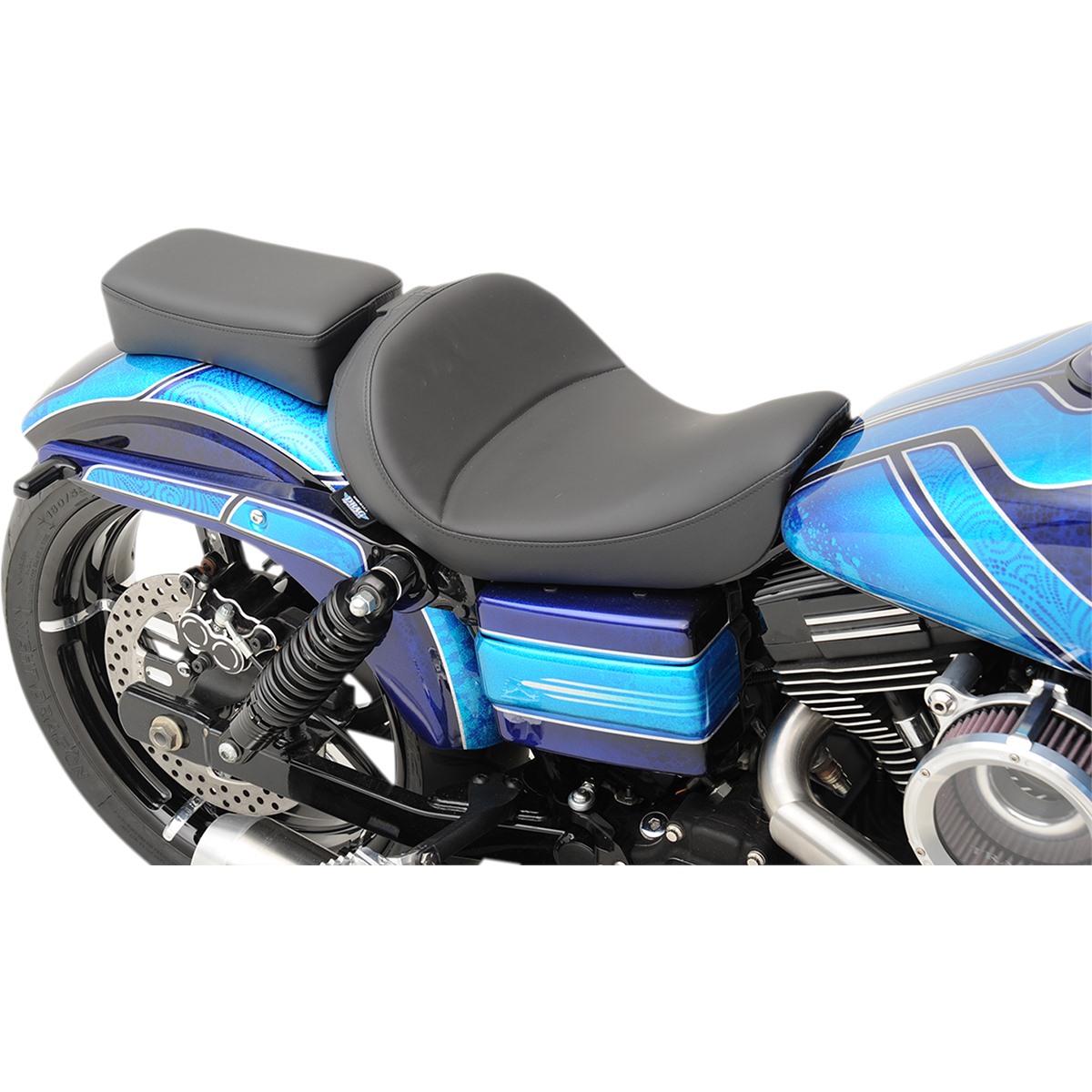 Drag Specialties Solo Seat with EZ Glide II Backrest Option