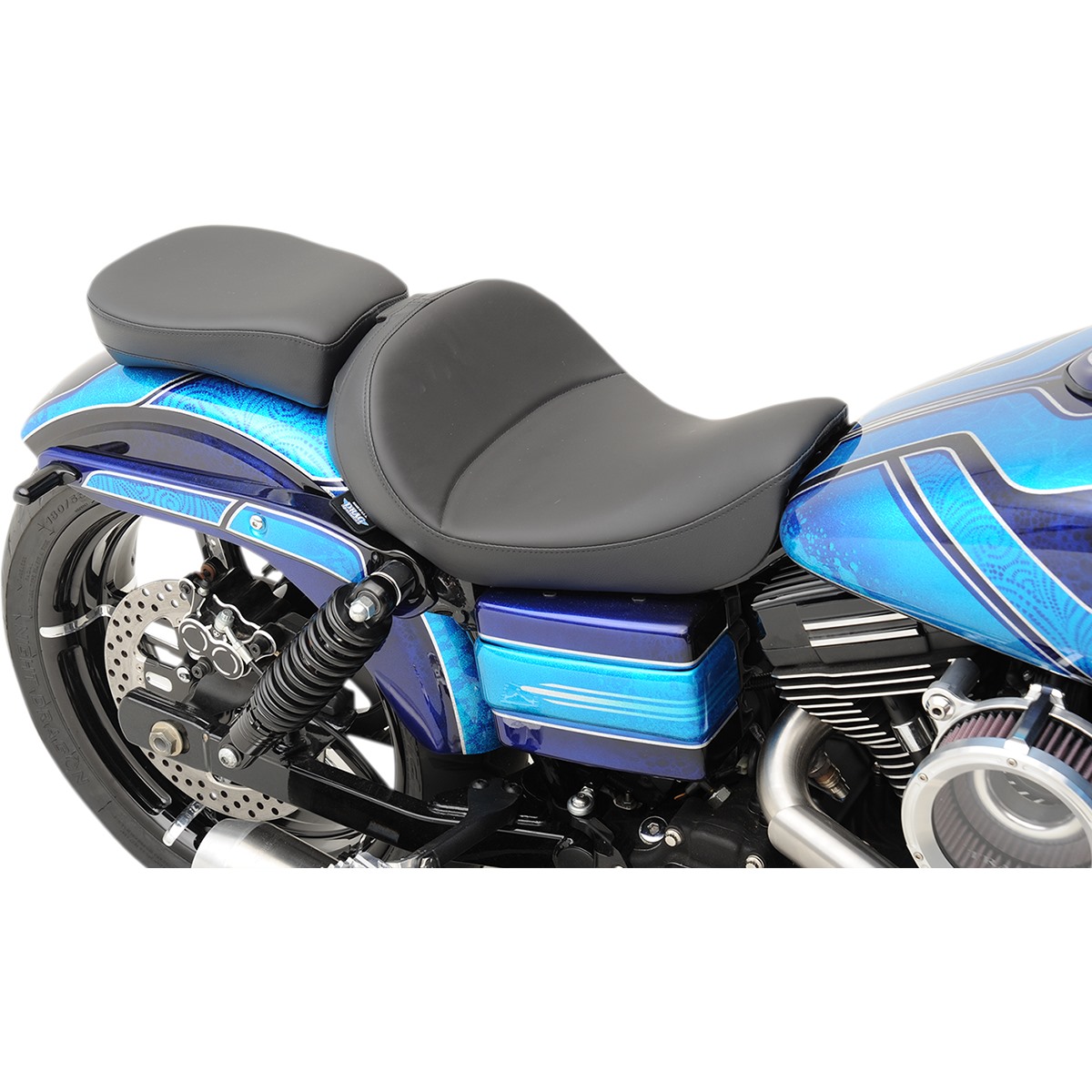 Drag Specialties Solo Seat with EZ Glide II Backrest Option