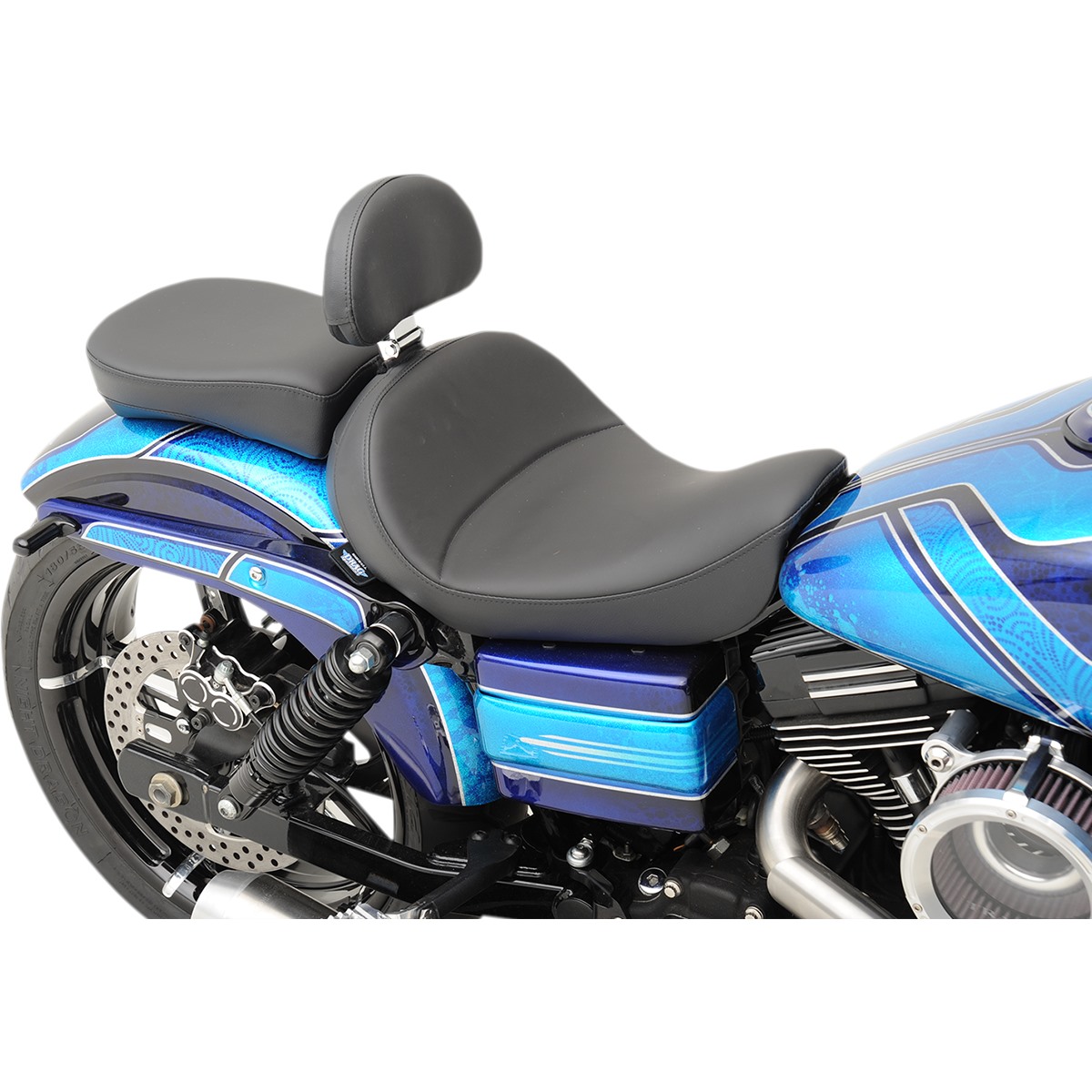 Drag Specialties Solo Seat with EZ Glide II Backrest Option
