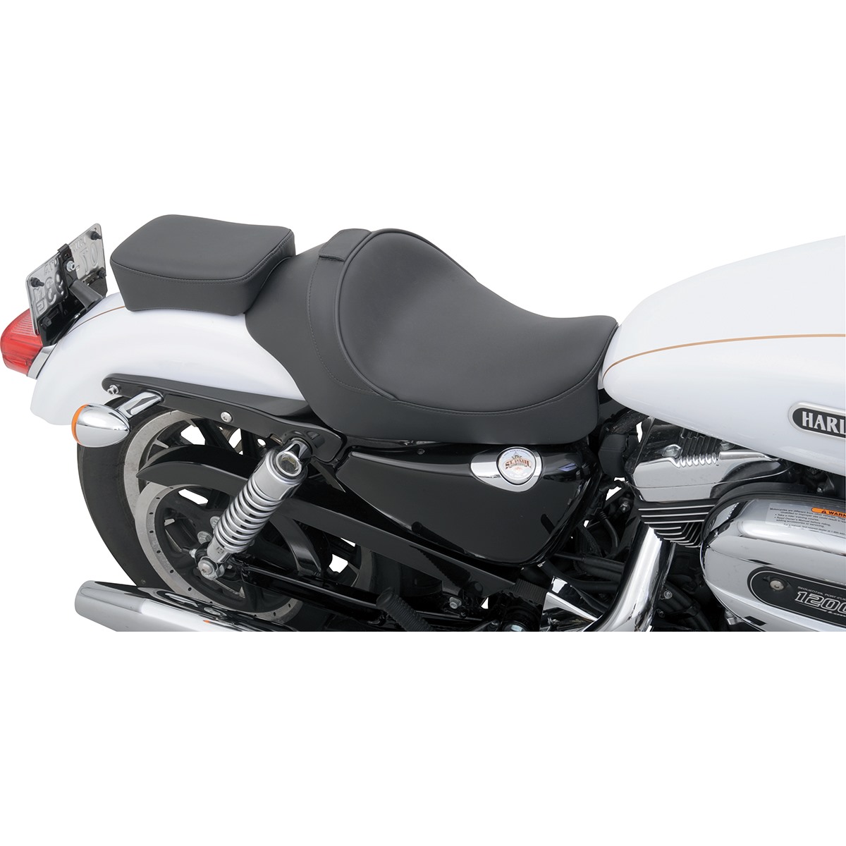 Drag Specialties Backrest Compatible Solo Seat - Smooth