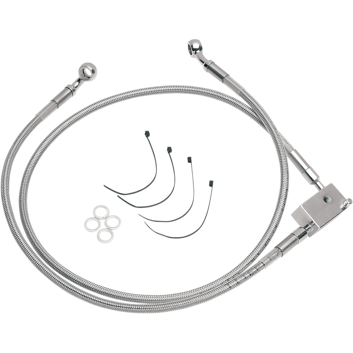 Extended Length Stainless Steel Brake Line Kit