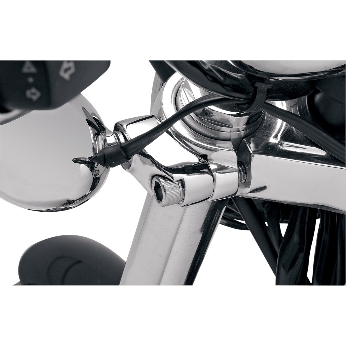 Drag Specialties Short Turn Signal Mounts for 39mm/49mm Forks