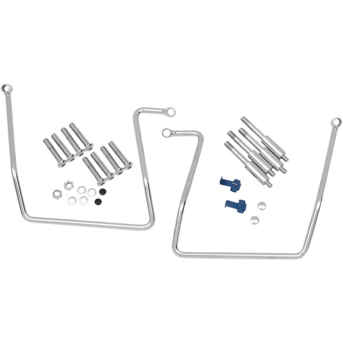 Chrome Saddlebag Support Brackets