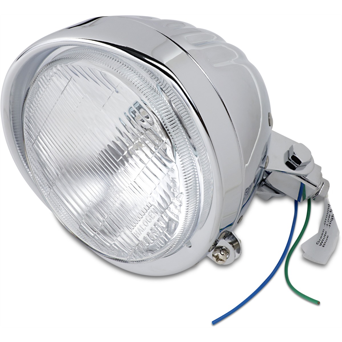 Chrome Custom Springer-Style Headlight Assemblies