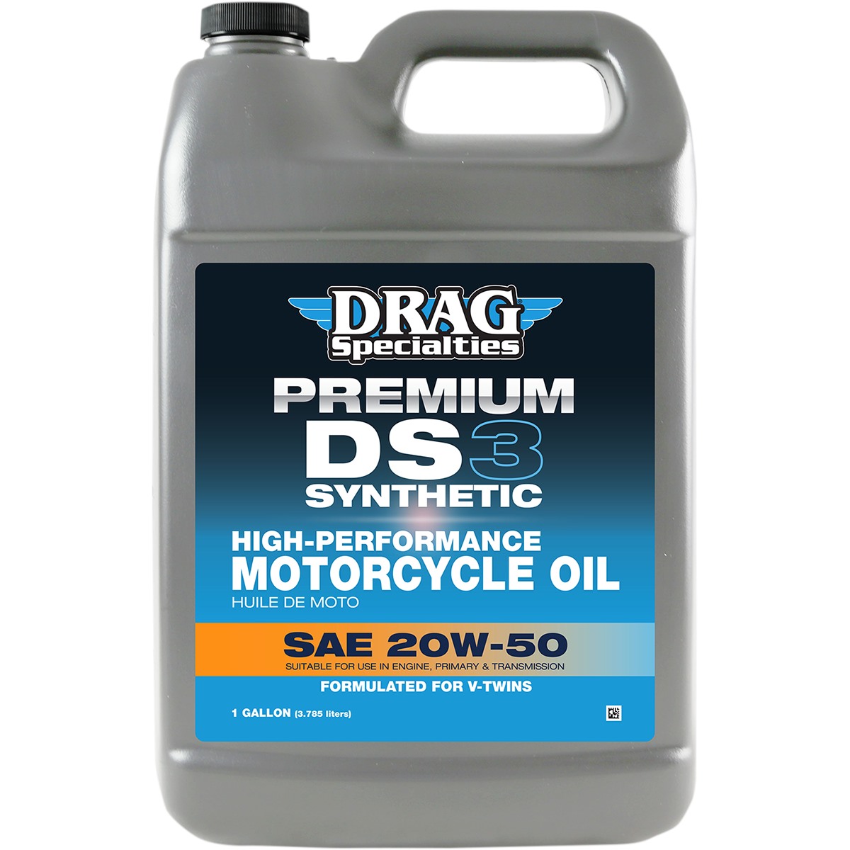 Drag Specialties Oil DS3 Premium Full Synthetic 20W-50 Motorcycle Oil