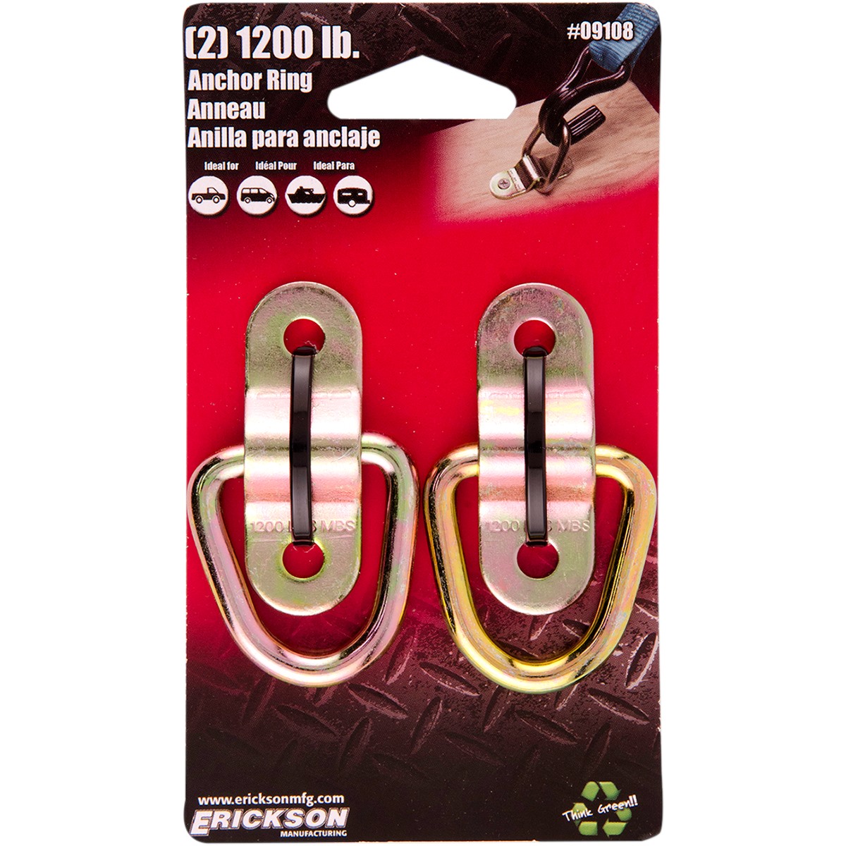Erickson Wire Flip-Style Anchor Rings