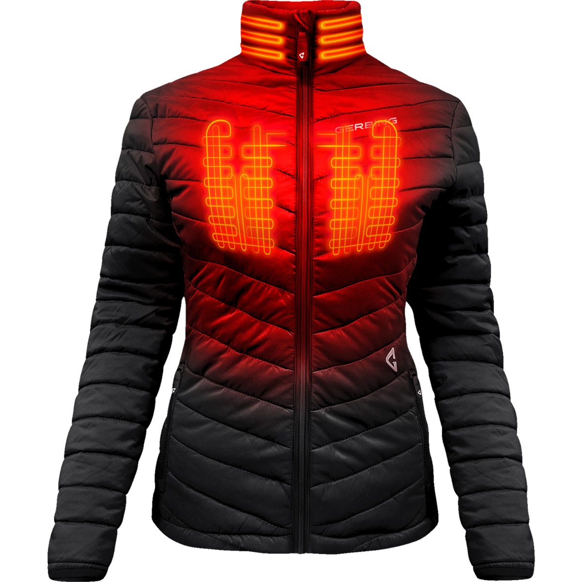 Gerbing Heated Clothing Women's 7V Khione Insulated Heated Puffer Jacket 2.0