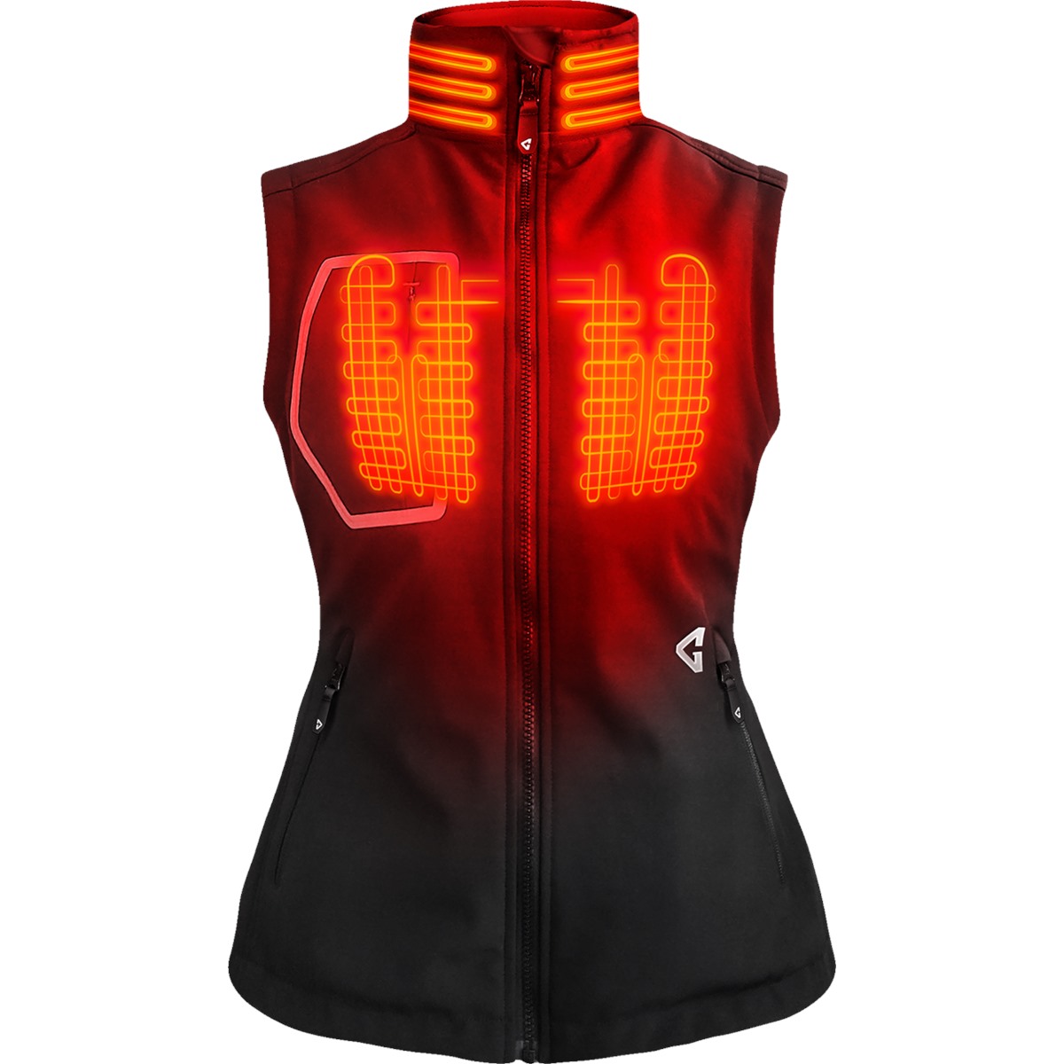 Gerbing Heated Clothing Women's 7V Torrid Softshell Heated Vest 2.0