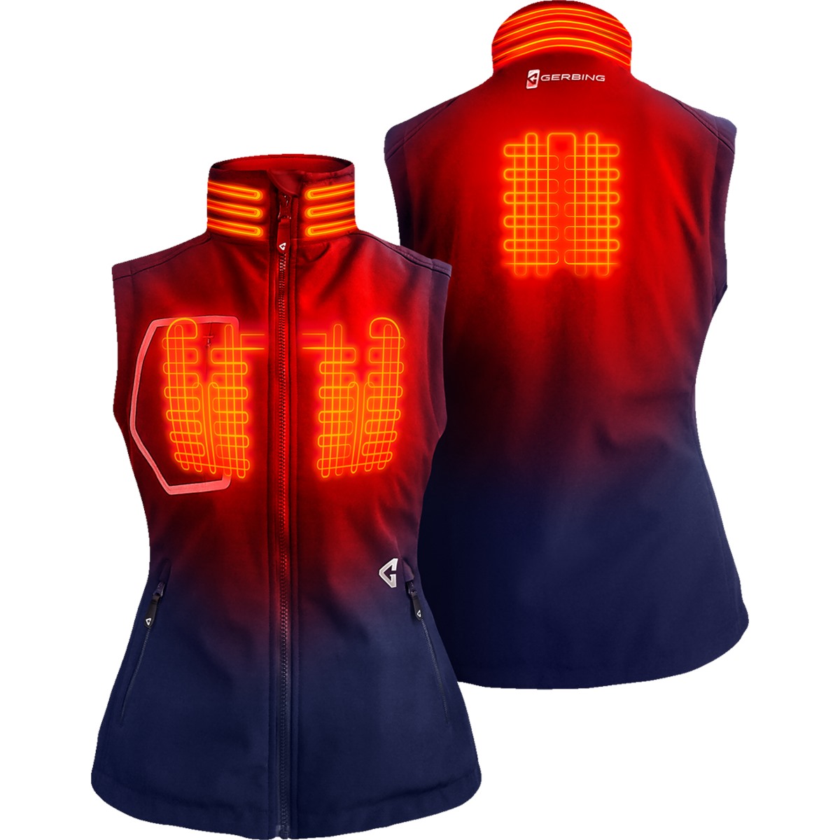 Gerbing Heated Clothing Women's 7V Torrid Softshell Heated Vest 2.0
