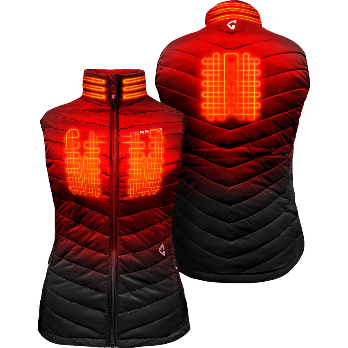 Gerbing Heated Clothing Women's 7V Khione Puffer Heated Vest 2.0