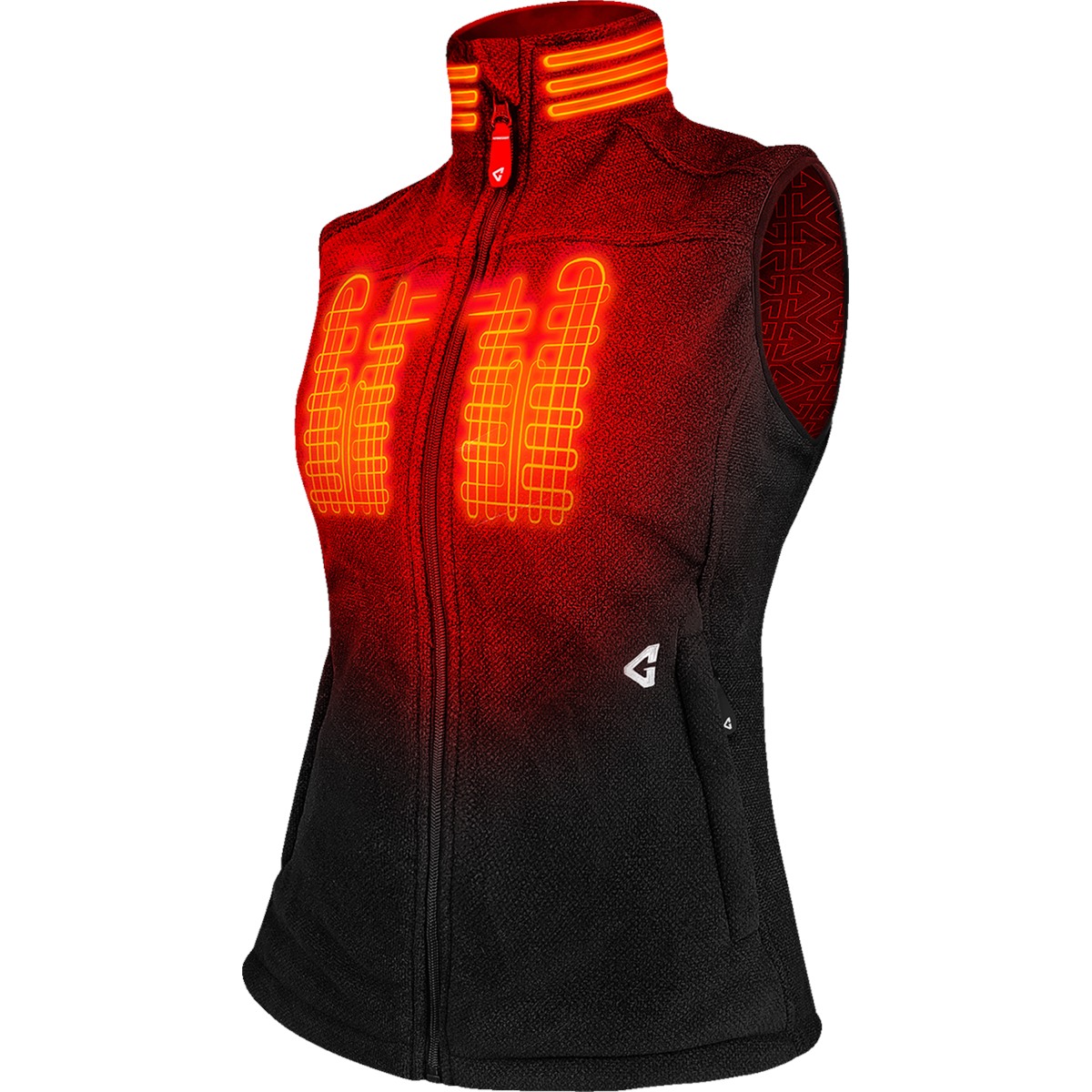 Gerbing Heated Clothing Women's 7V Thermite Heated Fleece Vest 2.0